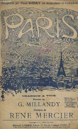 Paris ! - Chant.