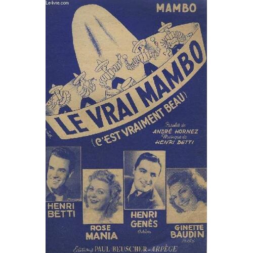 Le Vrai Mambo - Chant.