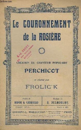 Le Couronnement De La Rosiere - Chant.
