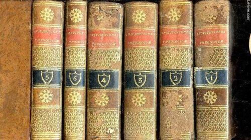 Compendiosae Institutiones Theologicae, Ad Usum Seminarii Pictaviensis - En 6 Volumes - Du Tome I Au Tome Vi .
