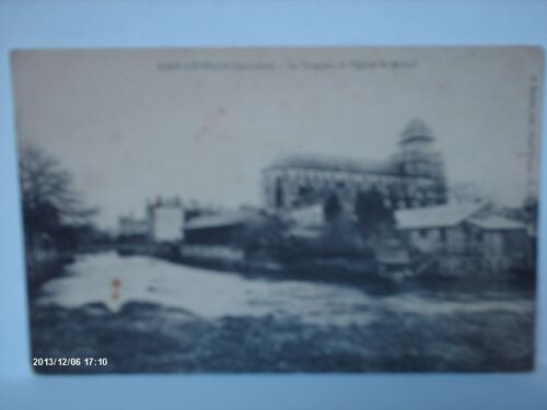 Pont  L ' Eveque  //  La  Touques  Et  L ' Eglise  Saint  Michel