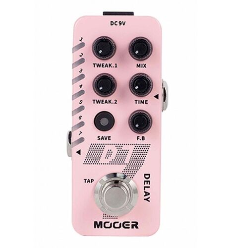 Mooer D7 Delay - Pédale De Delay - Rose