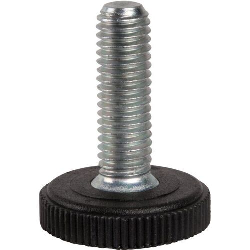 Vérin fixe - Heico - Pied plastique diamètre 25 mm - M8 x 25 mm