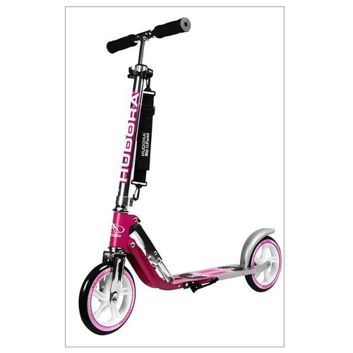 Hudora 14764 Trottinette Aluminium Big Wheel 205. Magenta / Argent
