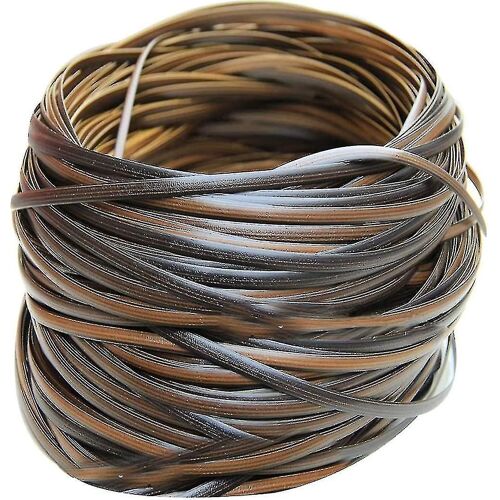 500g Synthétique Rotin Tissage Matériel Grain de Café Plastique Plat Rotin
