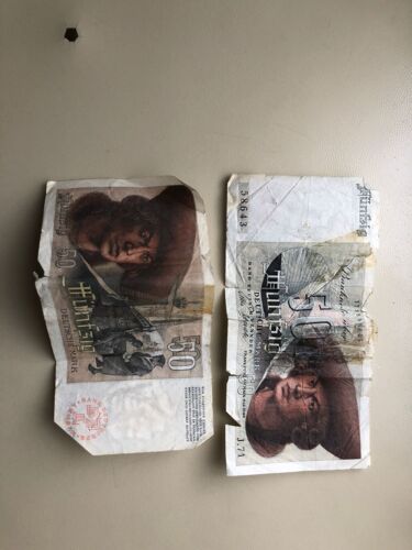 Billet 50 Mark Allemand