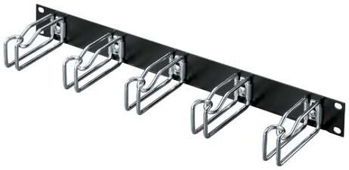 73845726 7257.005 RITTAL 19' passage de câble, 1 U, 5 passe câble (métal), Noir RAL 9005 geordneten conduite un(e) câble Armoire réseau