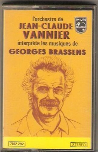 Tres Rare K7 Audio L'orchestre De Jean Claude Vannier Interprète Les Musiques De Georges Brassens