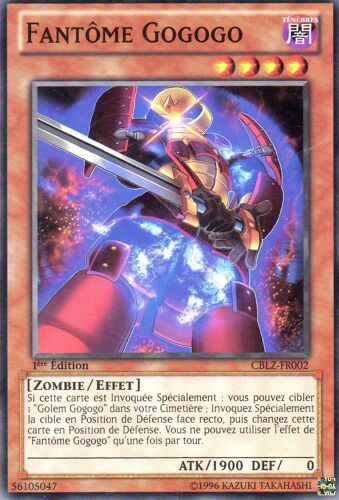 3x   Fantome Gogogo  -  Cblz-Fr002  -  1ere Edition