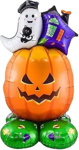 Halloween Foil Balloons Reusable Garden Yard Decor (pumpkin) Colourful) (1pc