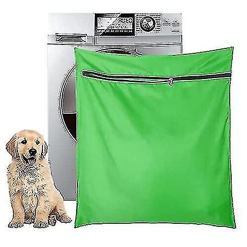 1 sac à linge pour animaux de compagnie, arrête les poils d'animaux bloquant la machine à laver, grande taille A