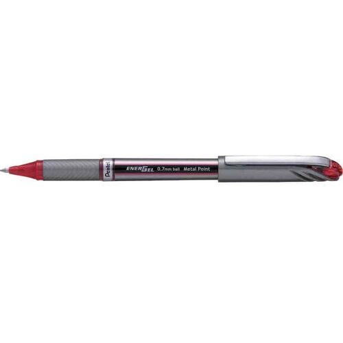 Pentel Stylo Roller Gel Energel Liquid Plus Bl27, Rouge