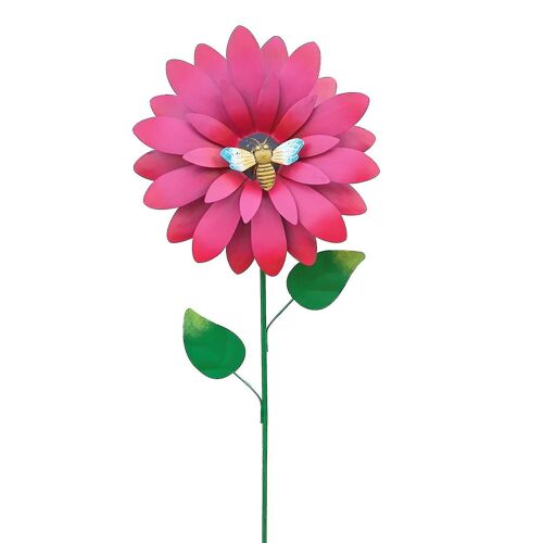Outdoor Garden Decoration Iron Flower Courtyard Ground Inserted Metal Flower Decoration
