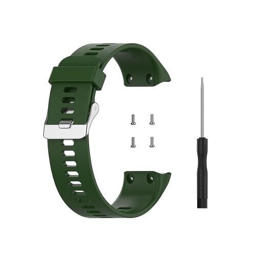 Watch Band Soft Replacement Silicone 22mm Watchband Wrist Strap Compatible Garmin Compatibleerunner30 35 35j/Compatibleeathlete35j