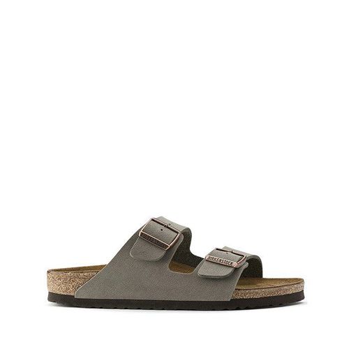Claquettes Birkenstock Arizona Nubuck Stone 0151211