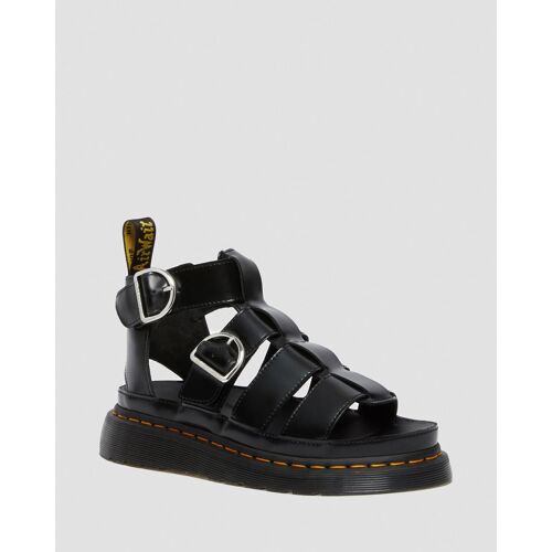 Dr Martens Sandales Mackaye En Cuir Brides Black Buttero
