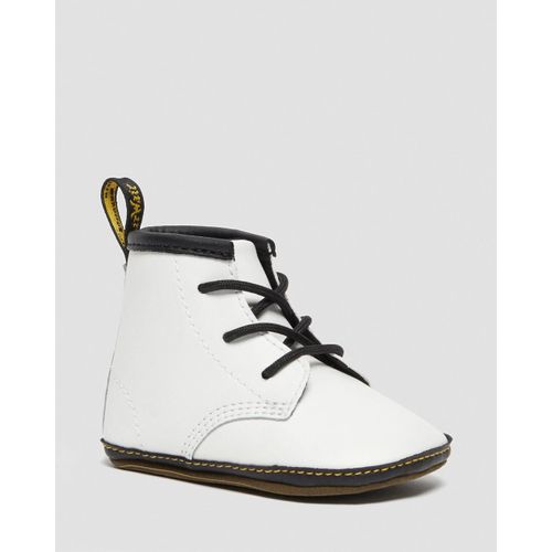 Dr Martens Chaussons 1460 En Cuir Pour Bébé White