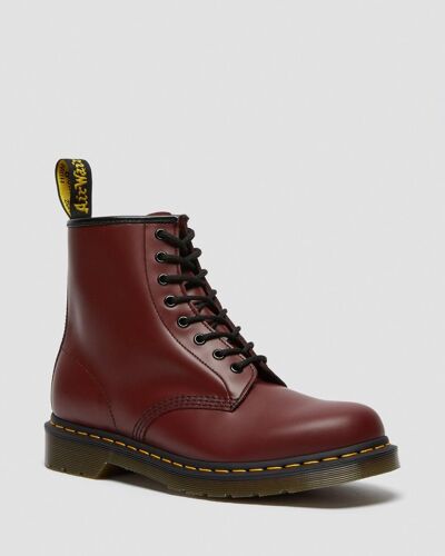 Dr Martens Boots 1460 En Cuir Smooth Cherry Red Smooth