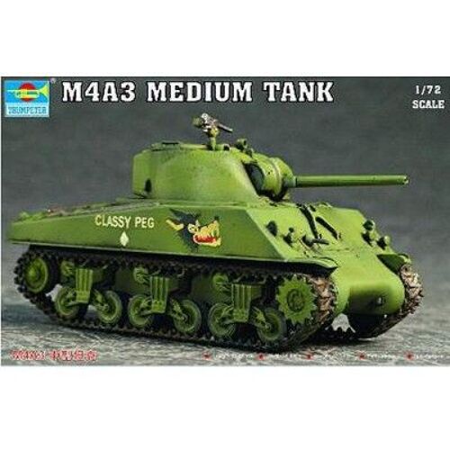 Maquette Char Moyen Us M4a3 Sherman-Trumpeter