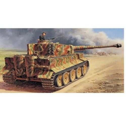 Maquette Char : Tiger I Milieu De Production-Italeri