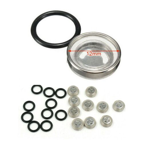 10 Piece 12mm Joint De Réservoir De Vélo À Intervalles Principaux, Verre De Visée, Moto, D343 Nipseyteko®