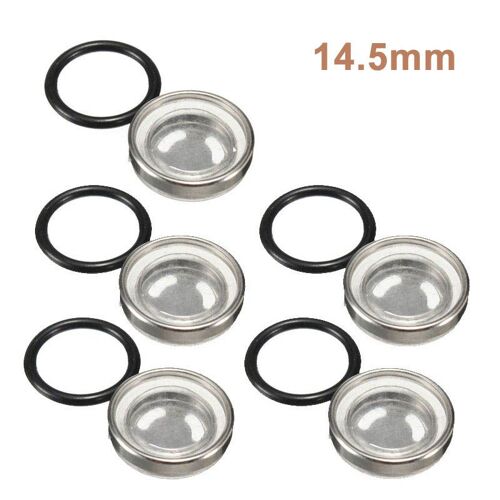 5pcs 14.5mm Joint De Réservoir De Vélo À Intervalles Principaux, Verre De Visée, Moto, D343 Nipseyteko®