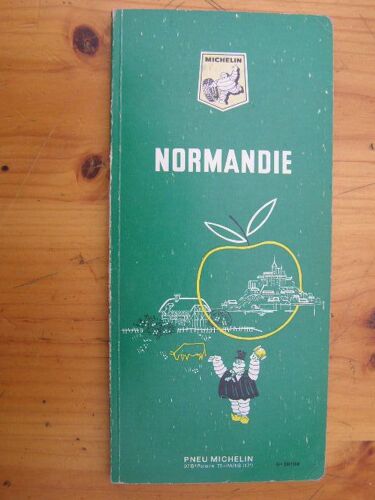 Guide Michelin Normandie 15° Édition 1968