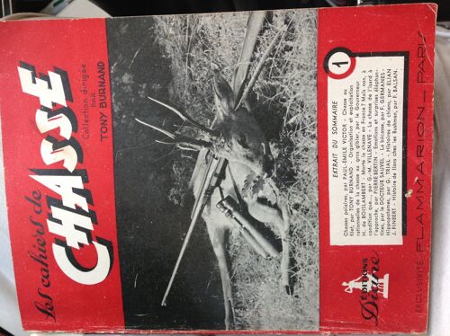 Les Cahiers De Chasse. Fascicule N° 1