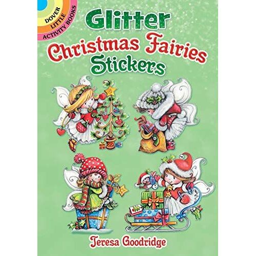 Glitter Christmas Fairies Stickers