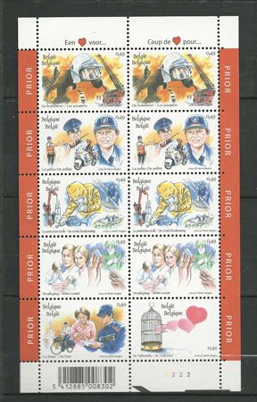 Belgique - Feuillet Coup De Coeur - 2003.