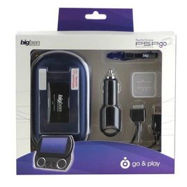 Bigben Interactive Pack 1 - Kit D'accessoires - Noir, Titane, Bleu Foncé - Pour Sony Playstation Portable (Psp Go) N1000 Série
