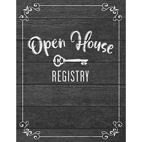 Open House Registry: Up To 600 Unique Entries - Realtor Broker And Agent Visitor Guest Book And Log - Open House Registration Sign In Sheet For ... Guest Book Vintage Letter Size Series)