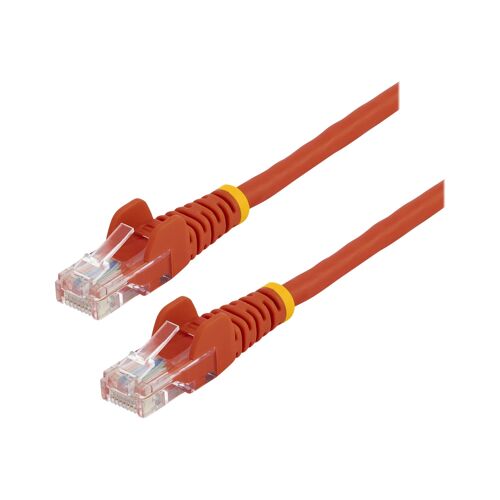 StarTech.com Câble réseau Cat5e UTP sans crochet de 10 m - Rouge - Cordon de raccordement - RJ-45 (M) pour RJ-45 (M) - 10 m - UTP - CAT 5e - sans crochet - rouge