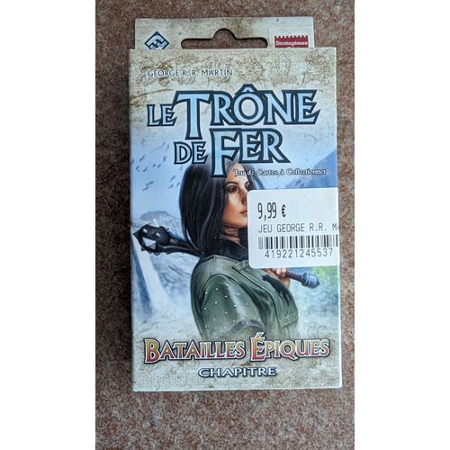 Jeu De Carte - Edge - Le Trône De Fer Jce - Batailles Epiques