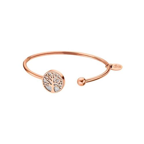Bracelet Arbre De Vie Lotus Style Ls2225-2/4 Acier Femme