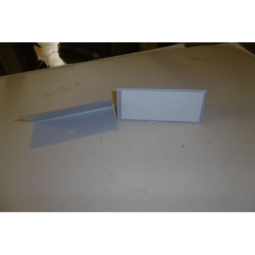 Chevalet Porte Nom P.V.C. 45x120mm Lamirel Fd45120