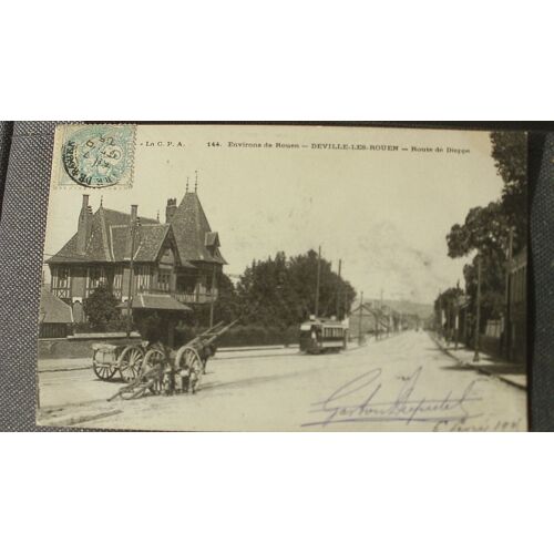 Normandie - La C.P.A. 144 Environs De Rouen - Deville-Les-Rouen - Route De Dieppeamway