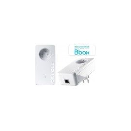Lot de deux adaptateurs CPL Devolo dLAN 1200 + avec prises intégrées