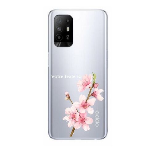 Coque Oppo A94 5g Fleur Ceriser Branche Personnalisee