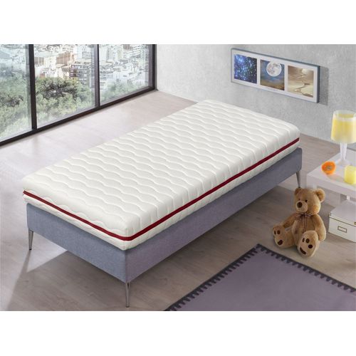 Matelas 90x190 Lit Enfants Épaisseur 18 Cm Nuka Ressorts - Ressorts Ensachés- Antiacarien Et Déhoussable- Idéal Pour Les Lits Gigognes Et Lit Cabane