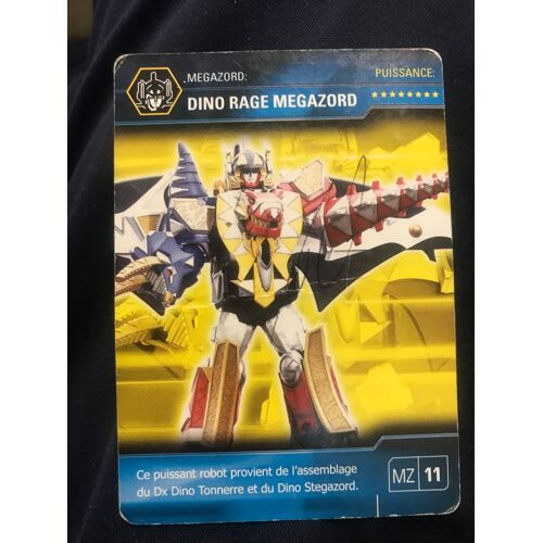Carte Power Rangers Dino Tonnerre Megazord : Dino Rage Megazord