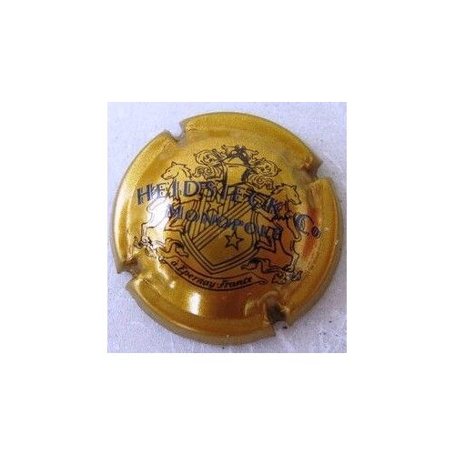 Capsule De Champagne Heidsieck Monopole Inscription Bleu