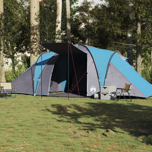 Vidaxl Tente Familiale À Dôme 6 Personnes Bleu Imperméable