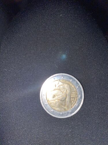 Pièce 2euro Ruban Rose