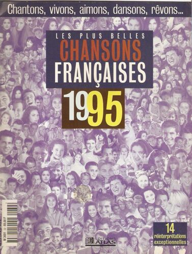 Fascicule Atlas 1995 / Obispo 2p/ Zazie 1p/ Les Beatles 1/2p/ Mylene Farmer 1/2p/ Axelle Red 1/2p/ Jean Pierre Kalfon 1p/ Ophelie Winter 1/2p/ Le Forestier 1/2p/ De Palmas / Ntm Joey Starr / Trenet / Diane Tell . Francis Lopez/  32