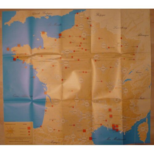 France - Carte Du Vent - Energie Éolienne