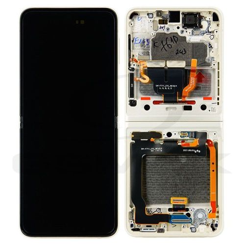 Ecran Complet Origine Samsung Galaxy Z-Flip 3(5g) Crème