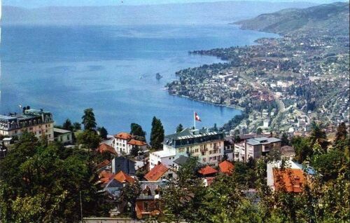 Carte Postale Glion Sur Montreux 1969 Riviera Vaudoise Suisse