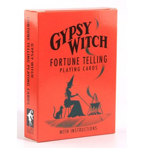 Fortune De La Sorcière Gitane - Mini Cartes De Tarot Oracle, Jeux De Société Avec Guide D'astrologie Pour Chat