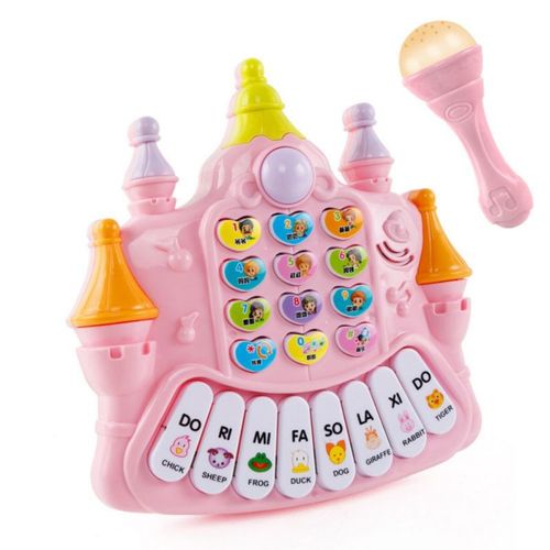 Piano Pour Enfants, Jouet Musical D'Animaux, Clavier Sonore, Instruments De Musique, Cadeau Pour Filles, 1 Pièce